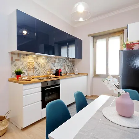 アパート Elegant 3-bed 10' Termini Wi-fi Ac