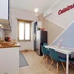 Elegant 3-bed 10' Termini Wi-fi Ac 公寓