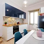 公寓 Elegant 3-bed 10' Termini Wi-fi Ac